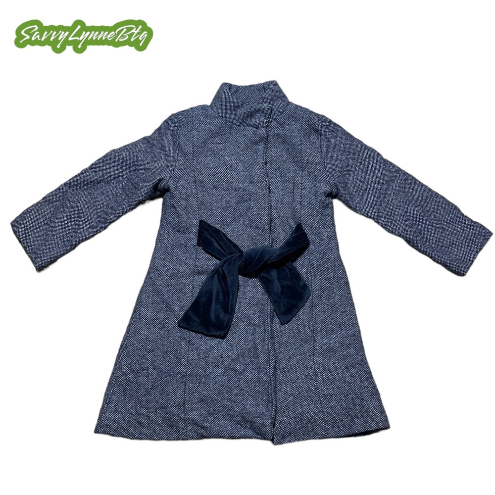 XOXO Big Girls Pea Coat Jacket 2-Tone Blue 5